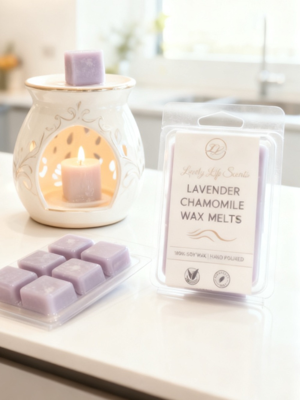 Lavender Chamomile Premium Soy Wax Melts from Lovely Life Scents